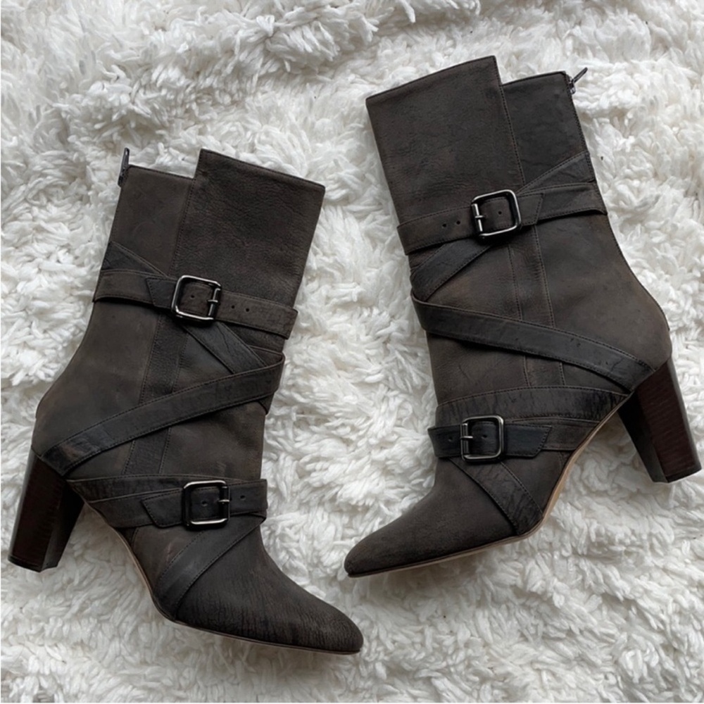 Manolo Blahnik‎ Leather Boots